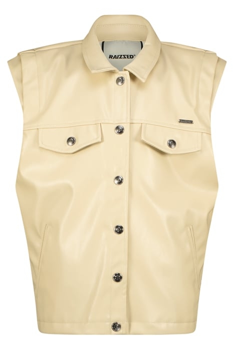 GIRLS ISABEL GILET CLOUD CREAM 1