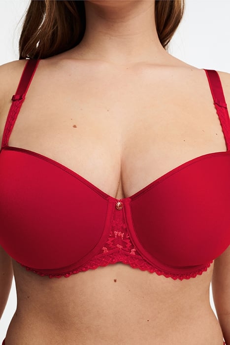 CO BRA TSHIRT HALF CUP MEMORY SCARLET/PEACH 3
