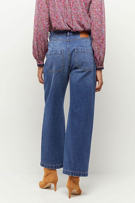 CALY - FUCHSIA SHIRT WITH ROMANTIC RECYCLED FOLIAGE PRINT 4