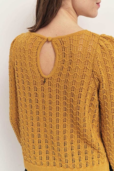 TESSA - HONEY JUMPER, FINE OPENWORK KNIT 4