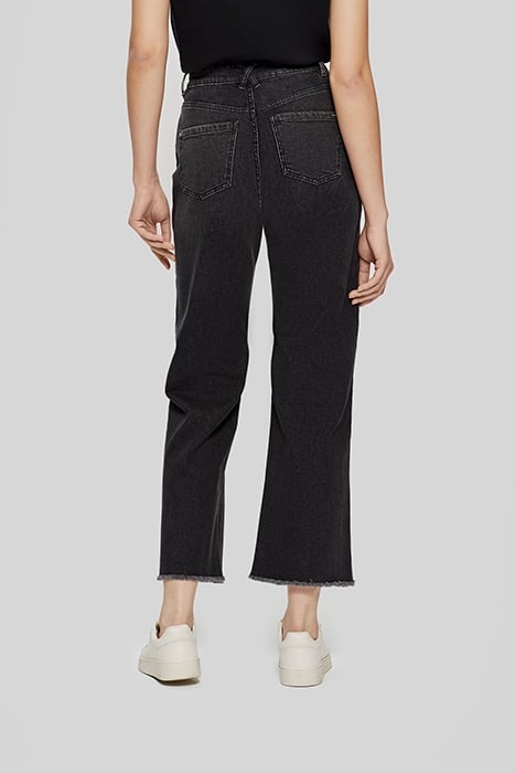 MEDIUM GREY JEANS WITH ASYMMETRIC ZIP 2