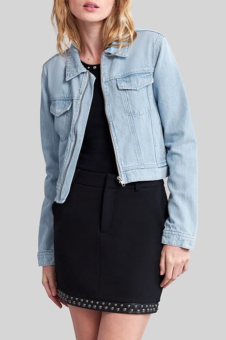 LIGHT BLUE ORGANIC COTTON DENIM JACKET 1