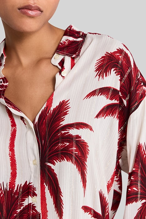 ECRU PALM-TREE PRINT SHIRT 4
