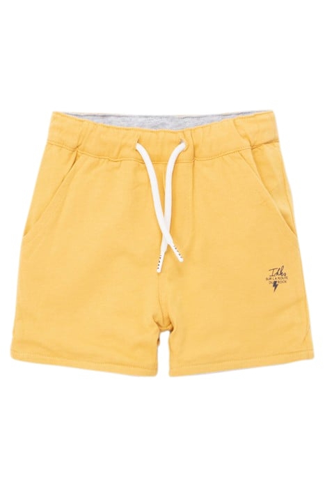 BABY BOYS’ YELLOW/GREY REVERSIBLE BERMUDA SHORTS 1