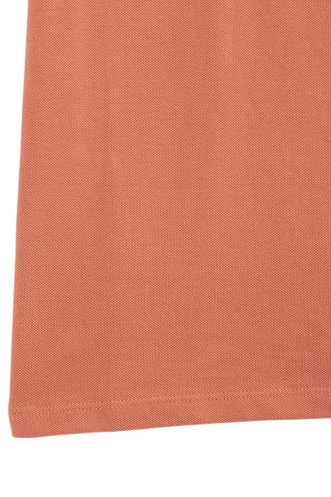 BOYS’ TERRACOTTA COTTON POLO SHIRT WITH EMBROIDERED GUITAR 5