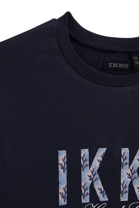 BOY'S NAVY MESSAGE T-SHIRT 3