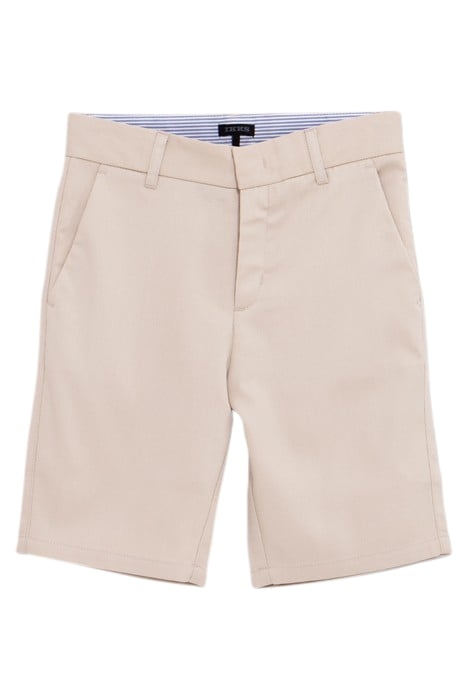 BOY'S BEIGE FORMAL BERMUDA SHORTS 1