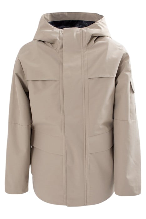 BOYS’ BEIGE PARKA WITH HEAT-SEALED SEAMS 1
