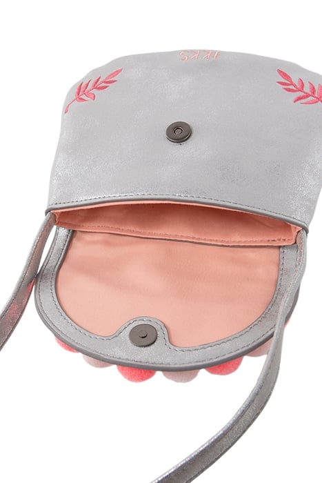 GIRLS’ SILVER SHOULDER BAG WITH TASSEL DECOR 5