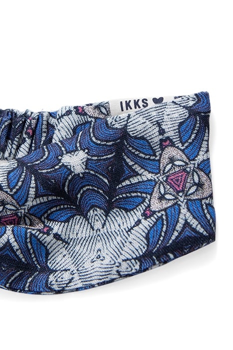 GIRLS' WHITE HEADBAND WITH GRAPHIC WAX PRINT 4