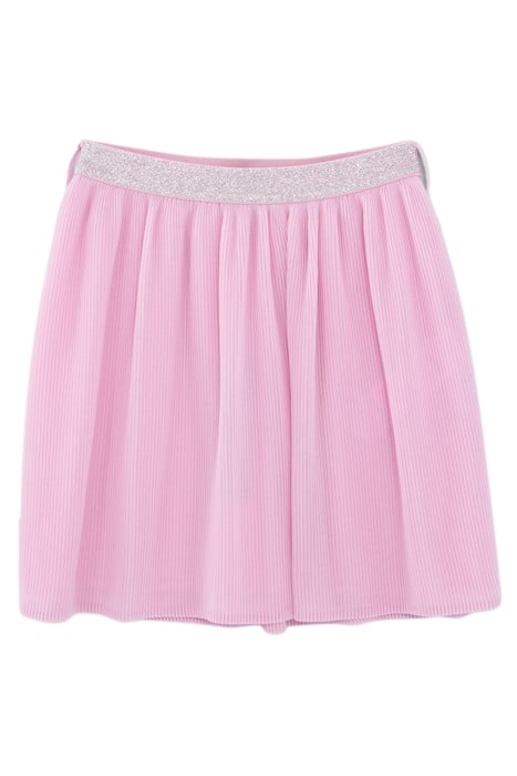 GIRL'S PINK PLEATED SKIRT WITH REMOVABLE BELT 3