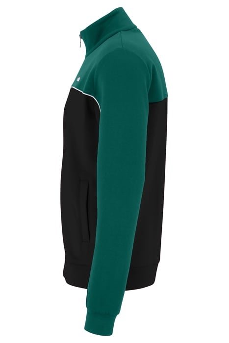 LATIMER BLOCKED TRACK JACKET FOREST BIOME-BLACK 6
