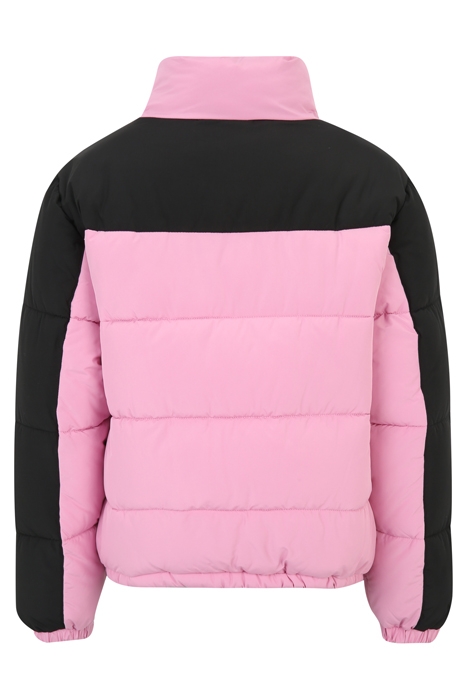 THALWENDEN BLOCKED PUFF JACKET MOONLITE MAUVE-BLACK 2