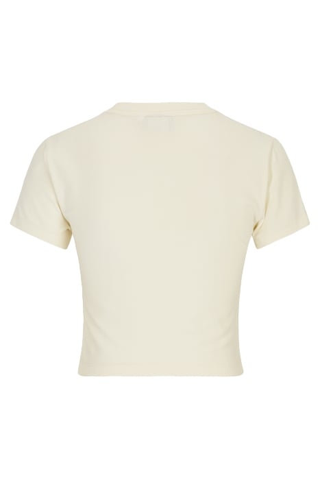 LATINA CROPPED TEE ANTIQUE WHITE 4