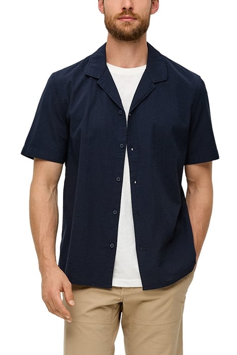 S.OLIVER SHIRTS MARINE-BLUE 1