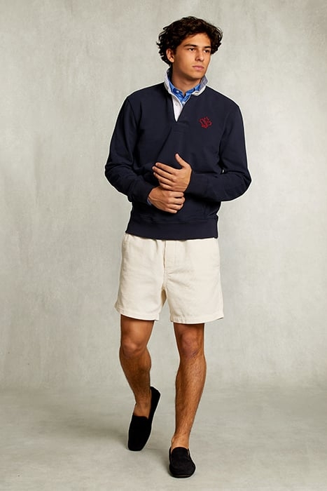 RUGBY SWEATER APPLIED POCKET NAVY BLUE 3