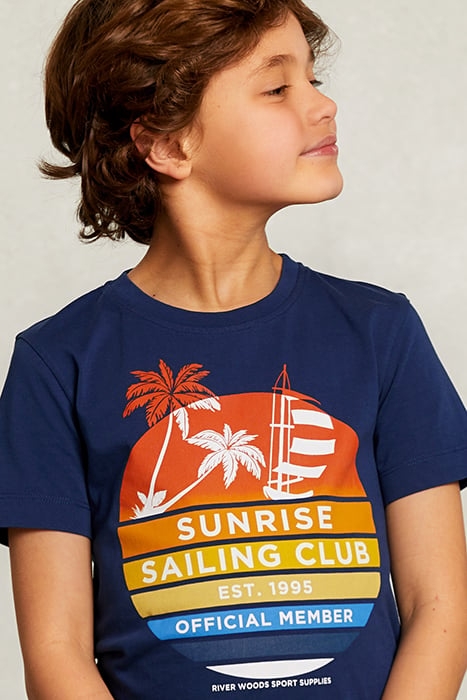 NORMAL FIT BASIC T-SHIRT OXFORD BLUE BLUE 4