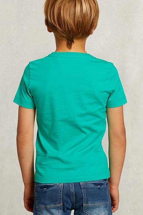 NORMAL FIT BASIC T-SHIRT IN MOSCOW MULE GREEN 2