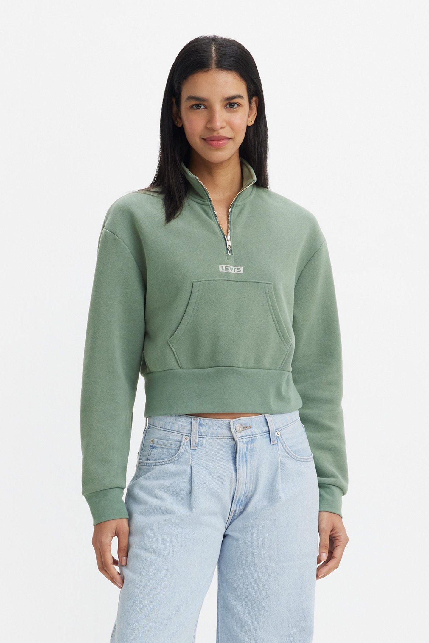 GRAPHIC SARA QUARTER-ZIP SWEATSHIRT 1