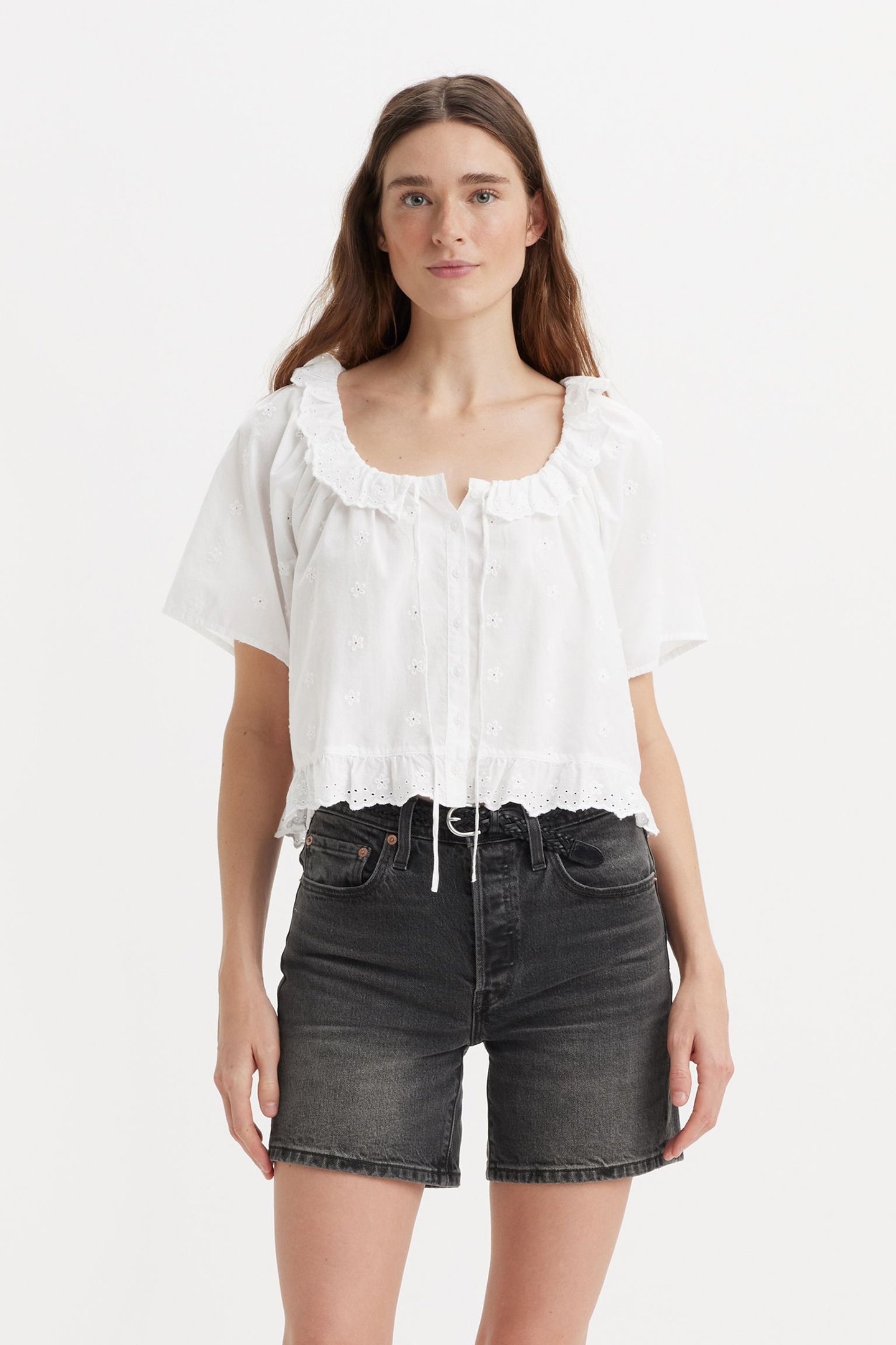 LYKA SHORT-SLEEVE BLOUSE 1
