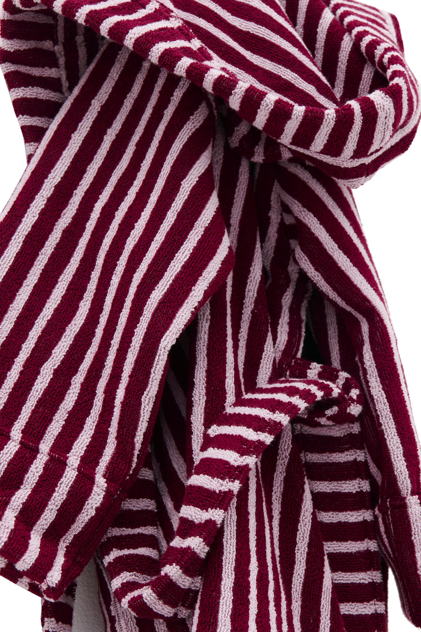 UNISEX HOODED BATHROBE RED&ROSE 2