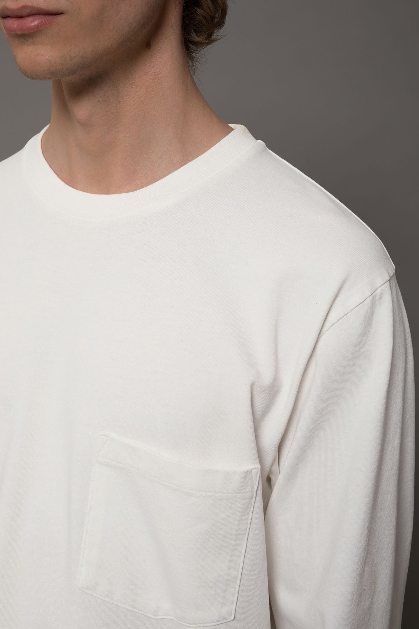 RUDI HEAVY POCKET TEE CHALK WHITE 4