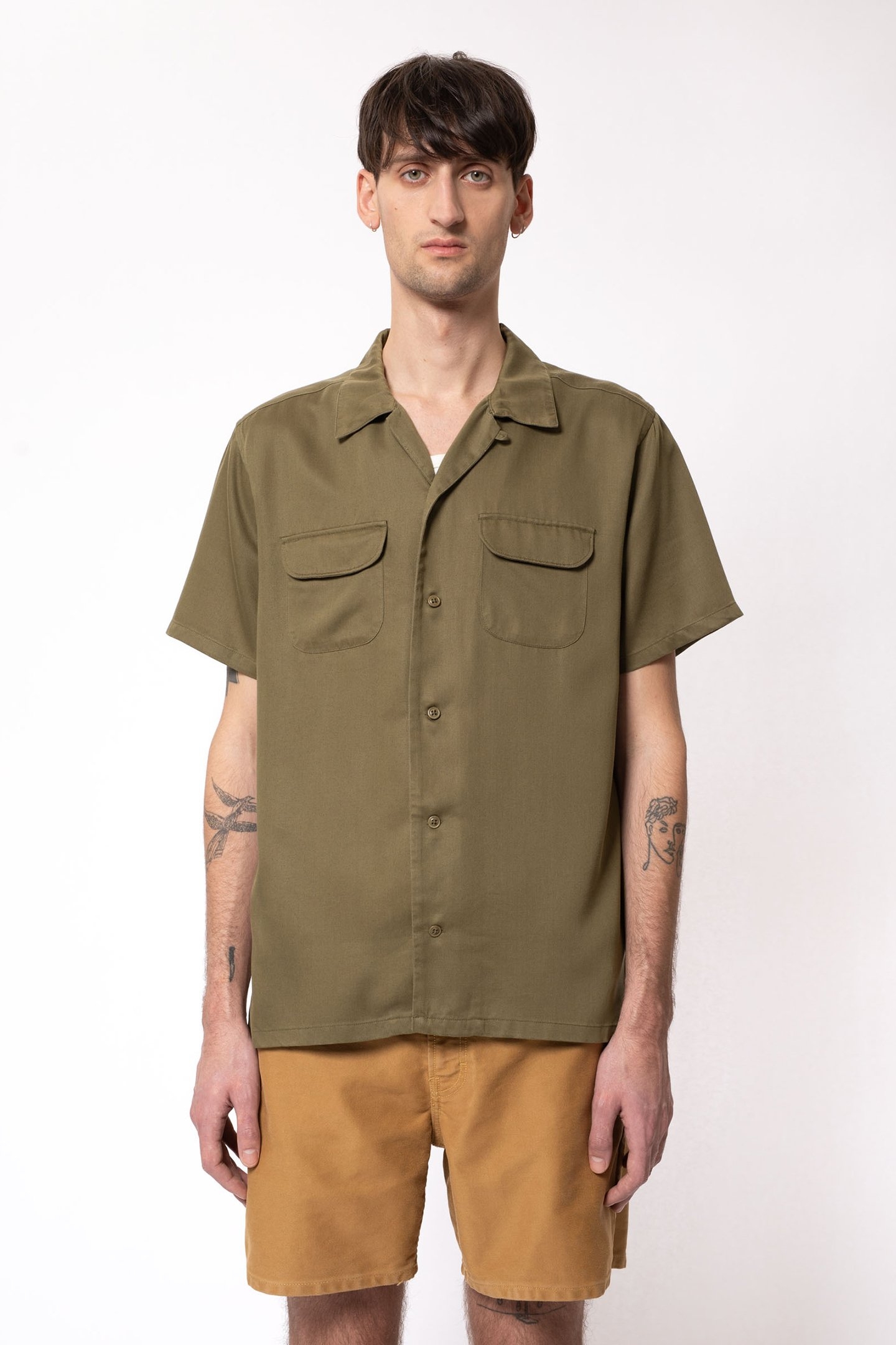 ARVID BOARD SHIRT FADED GREEN 1