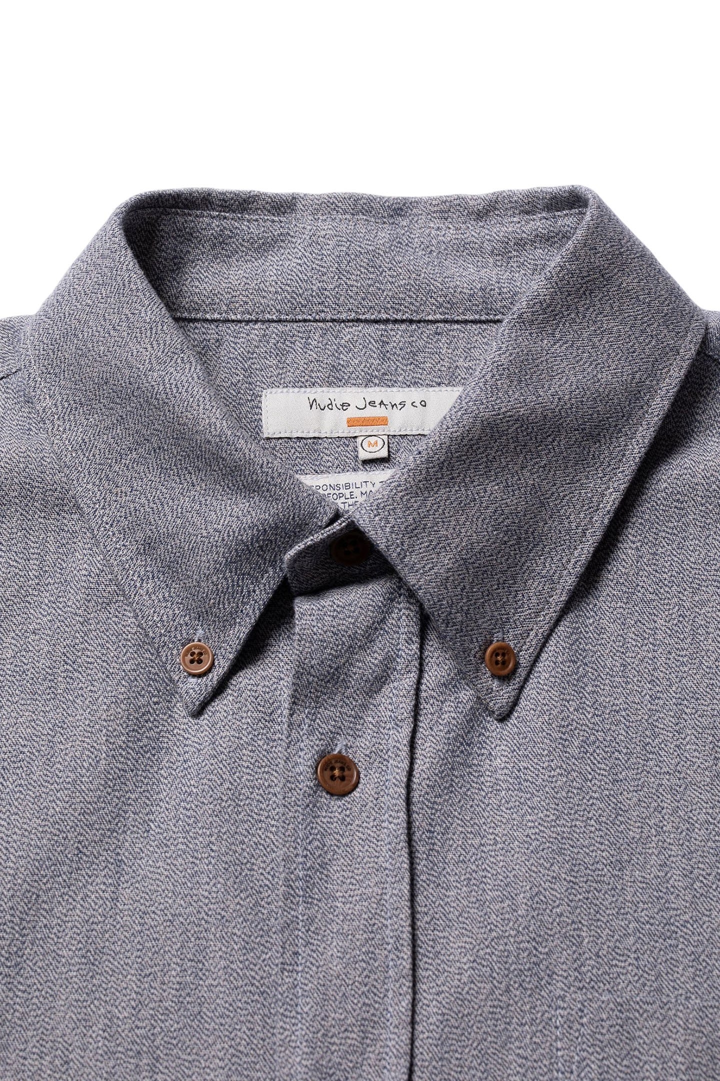 JOHN BUTTON DOWN BLUEMELANGE 4