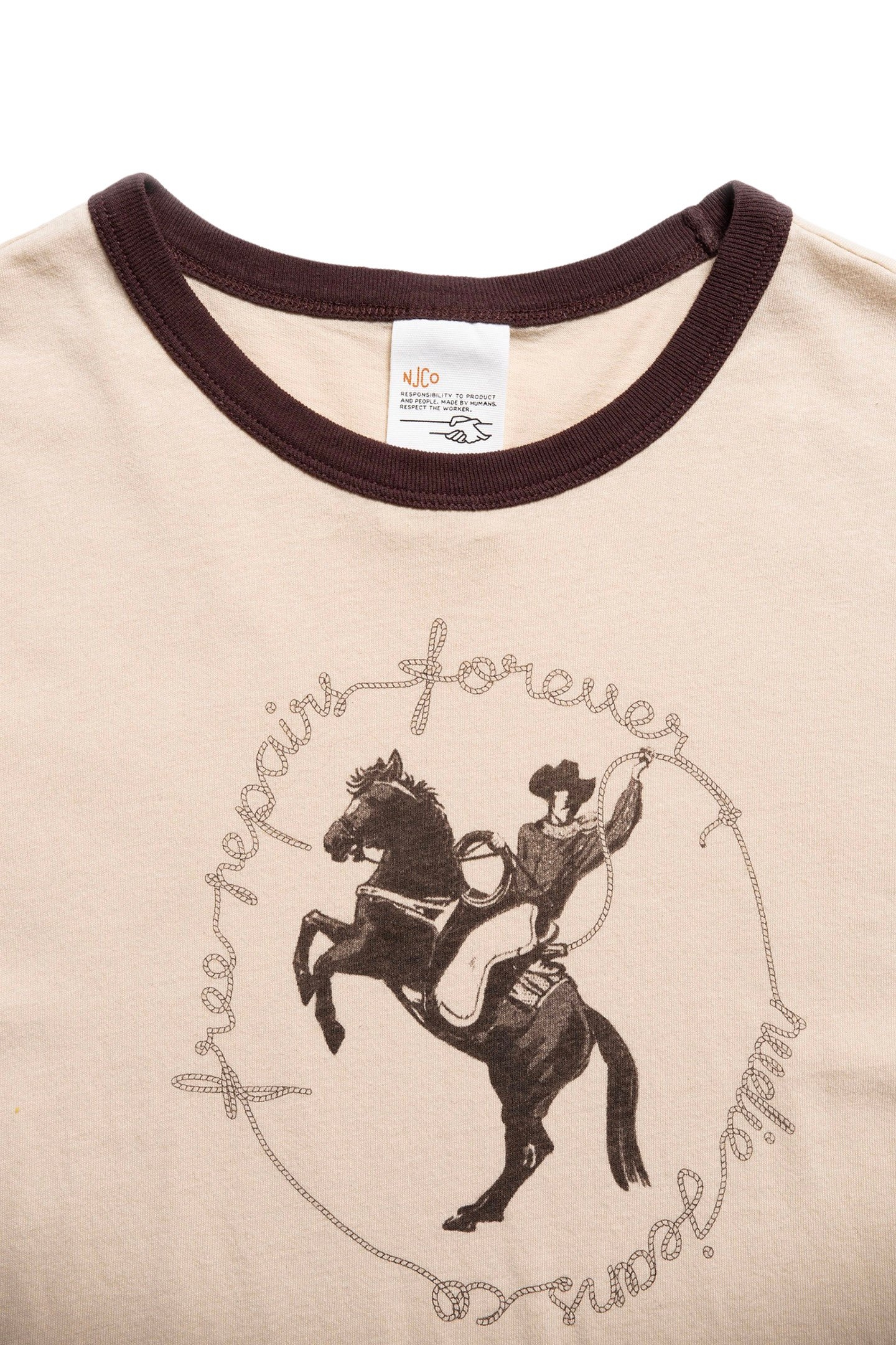 LOVA FREE REPAIRS T-SHIRT CREAM 4