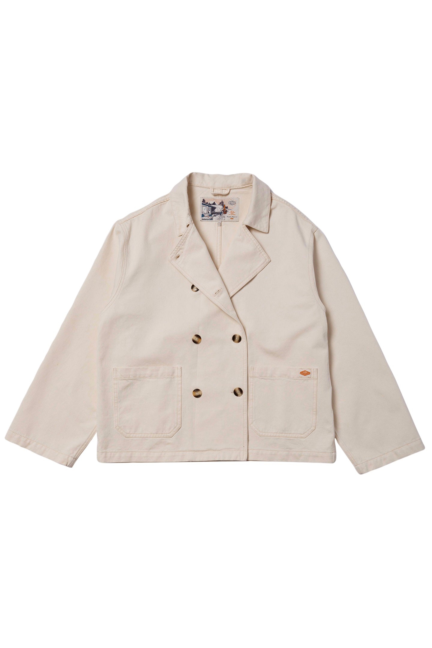 BIBBI WORKWEAR SAILOR JACKET ECRU 3