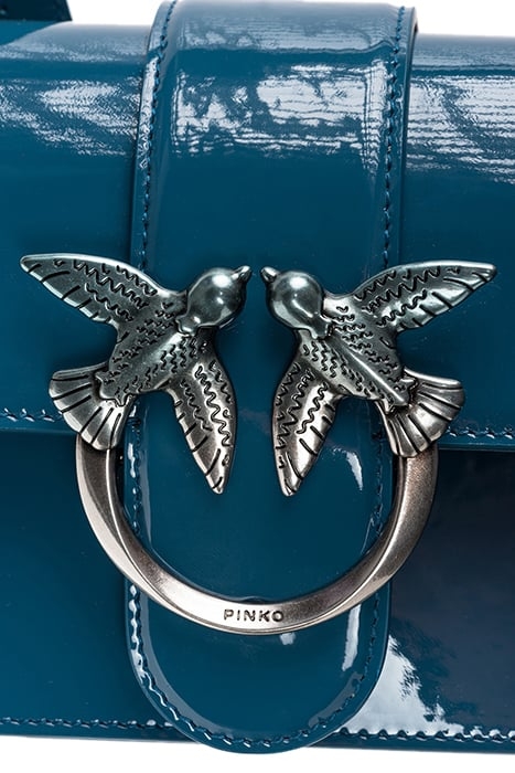 LOVE ONE MINI CL PELLE SFUMATA TEAL-OLD SILVER 4