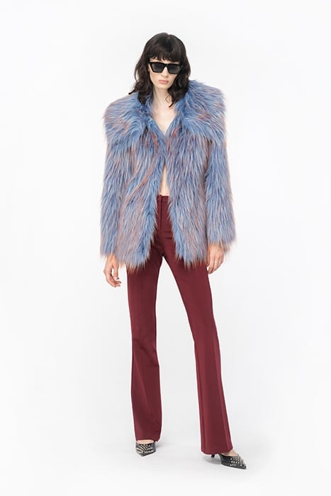 CRUDELIA REEFER JACKET LIGHT BLUE/ORANGE 5