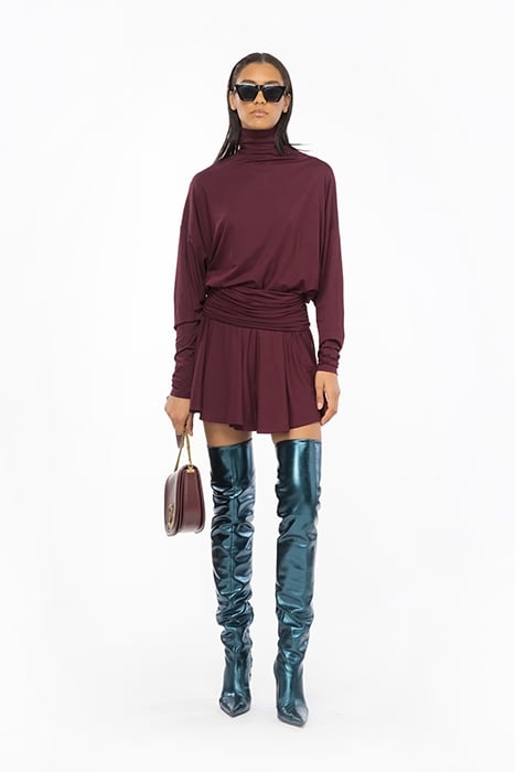 ATOM DRESS BURGUNDY - ROYAL PORT 2