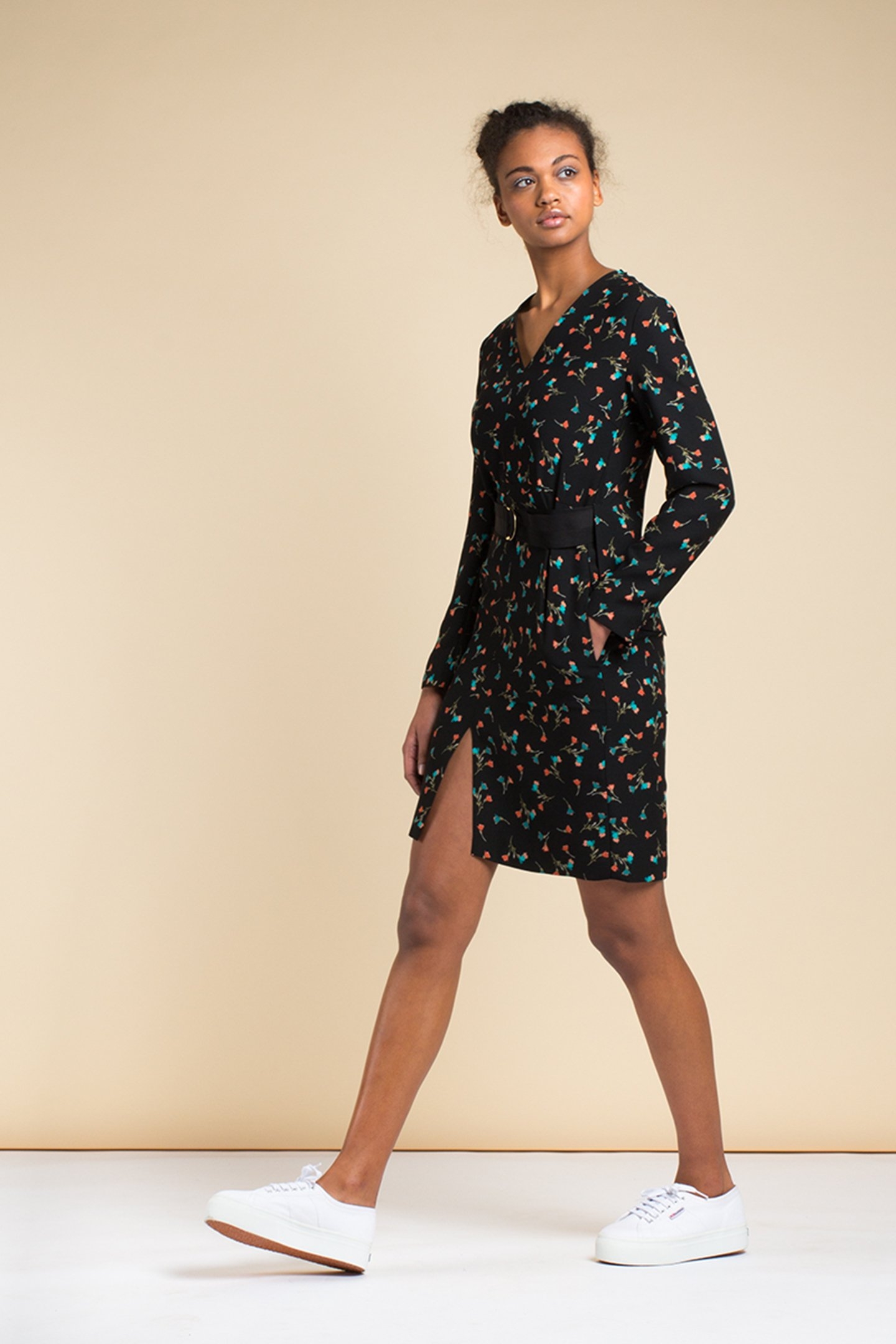 DRESS FIELD FLOWER OLIVINE 4