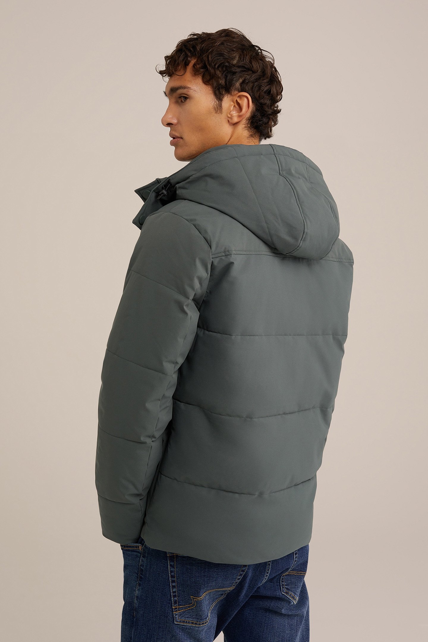 JACKET NORMAL LENGTH GREYISH GREEN 2