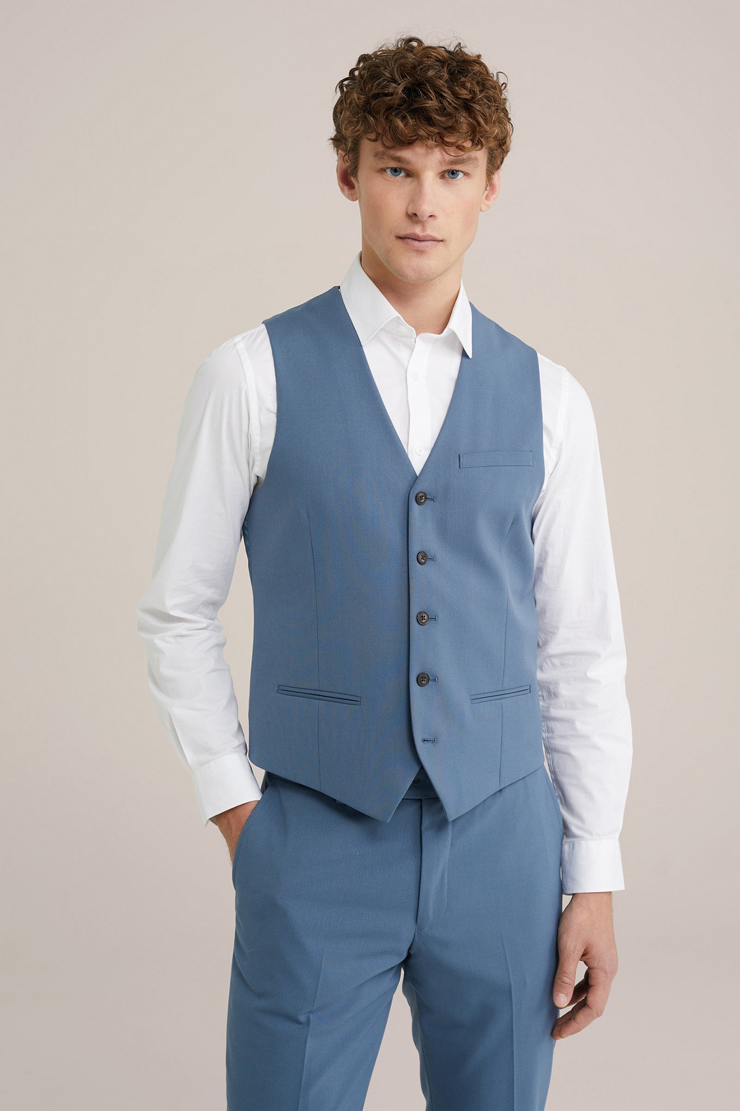 WAISTCOAT NAVY BLUE 1