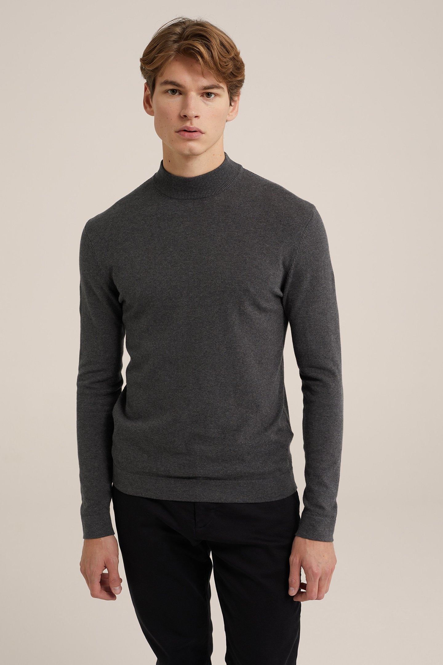 PULLOVER BLENDED DARK GREY 1