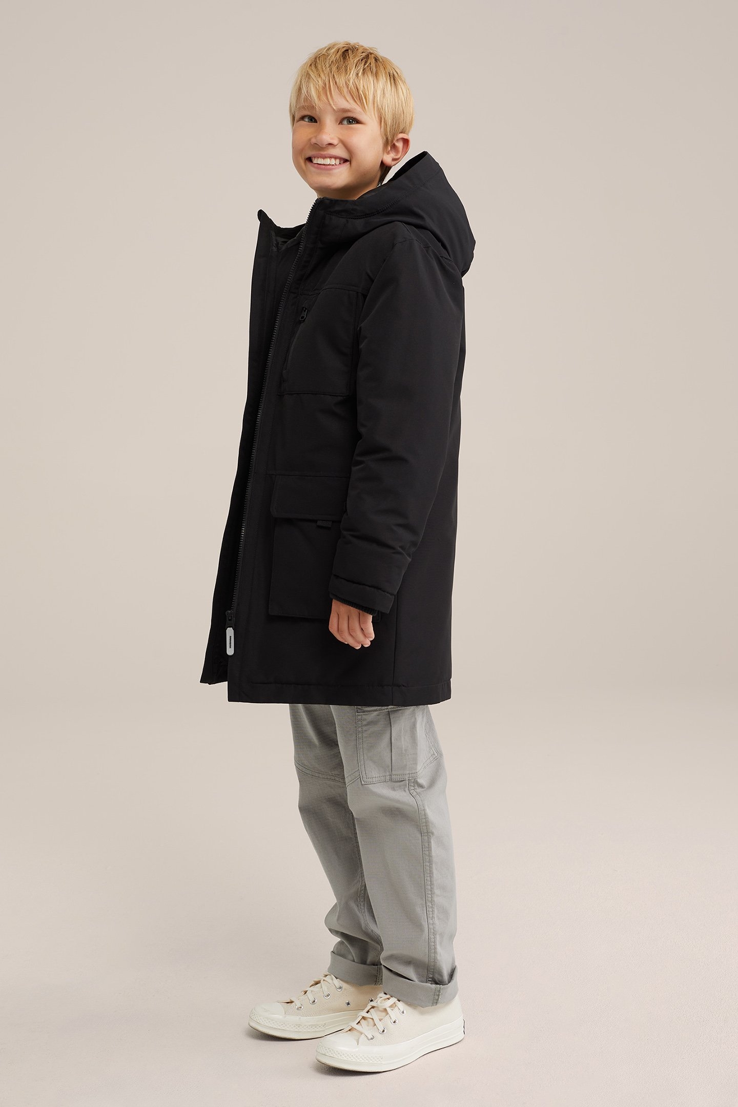 JACKET LONG LENGTH BLACK 4