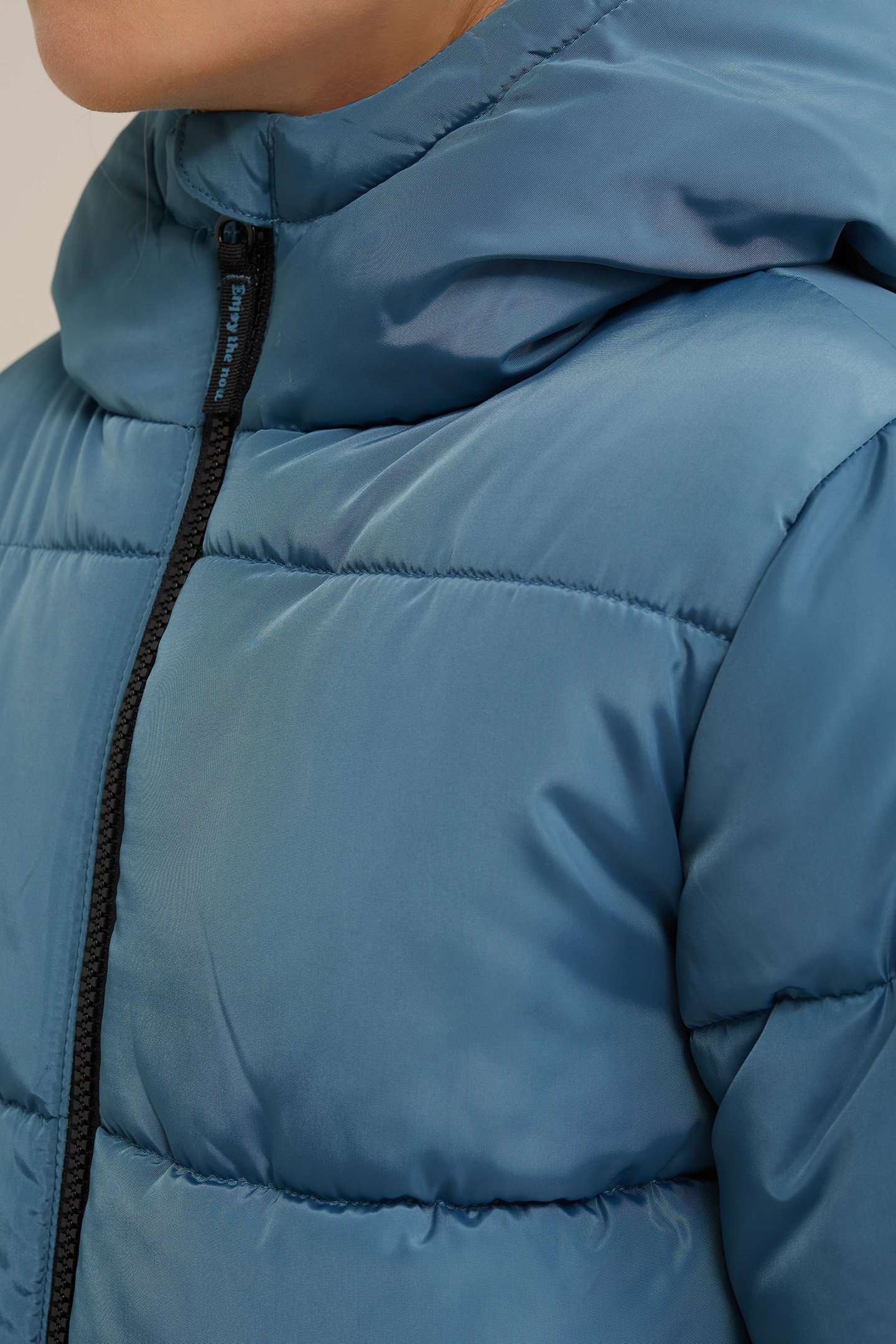 JACKET LONG LENGTH GREYISH BLUE 6