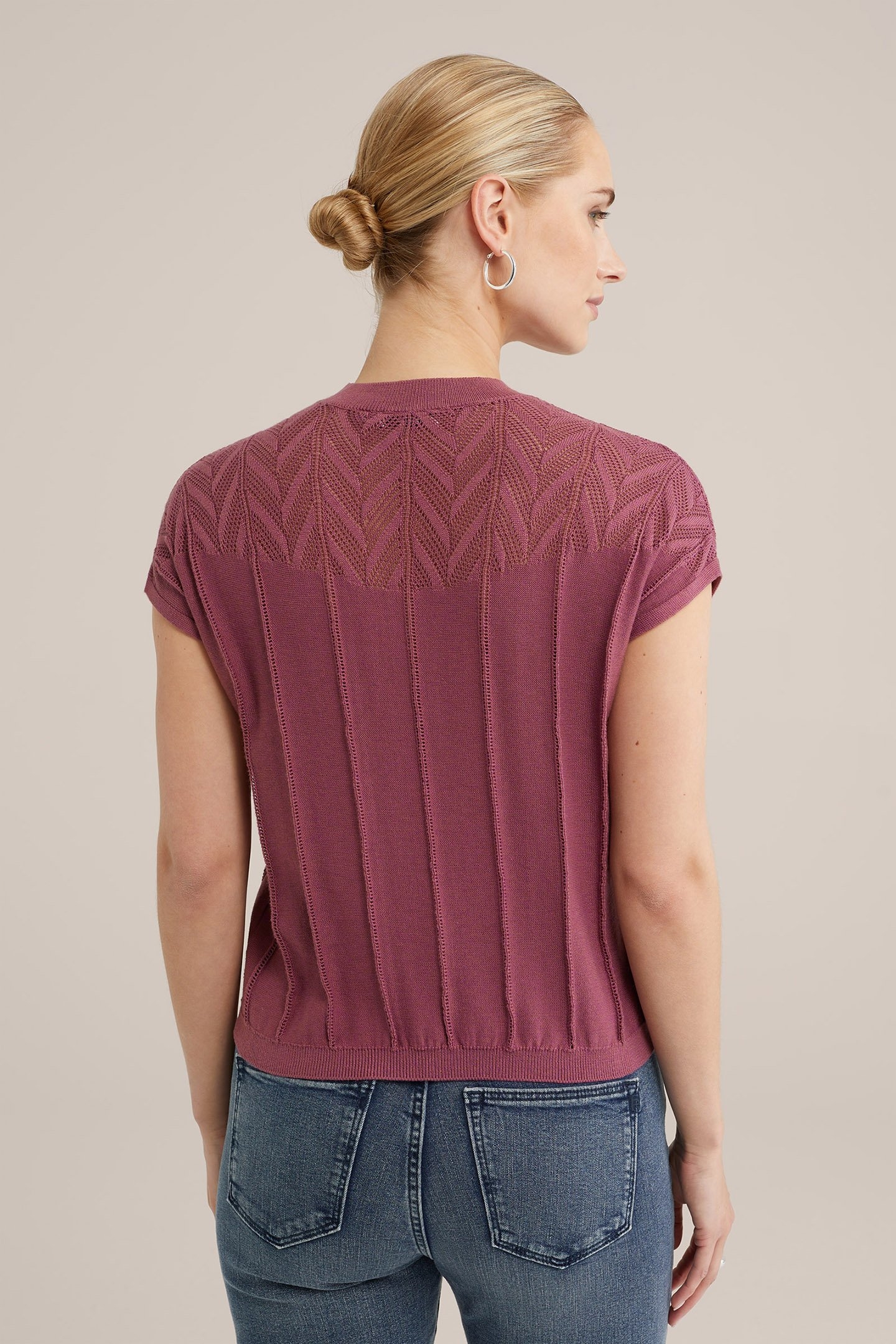 KNITTED PULLOVER DARK PURPLE 2