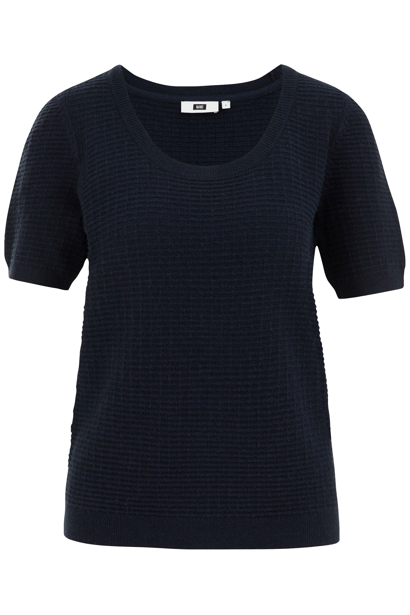 KNITTED PULLOVER NAVY BLUE 4