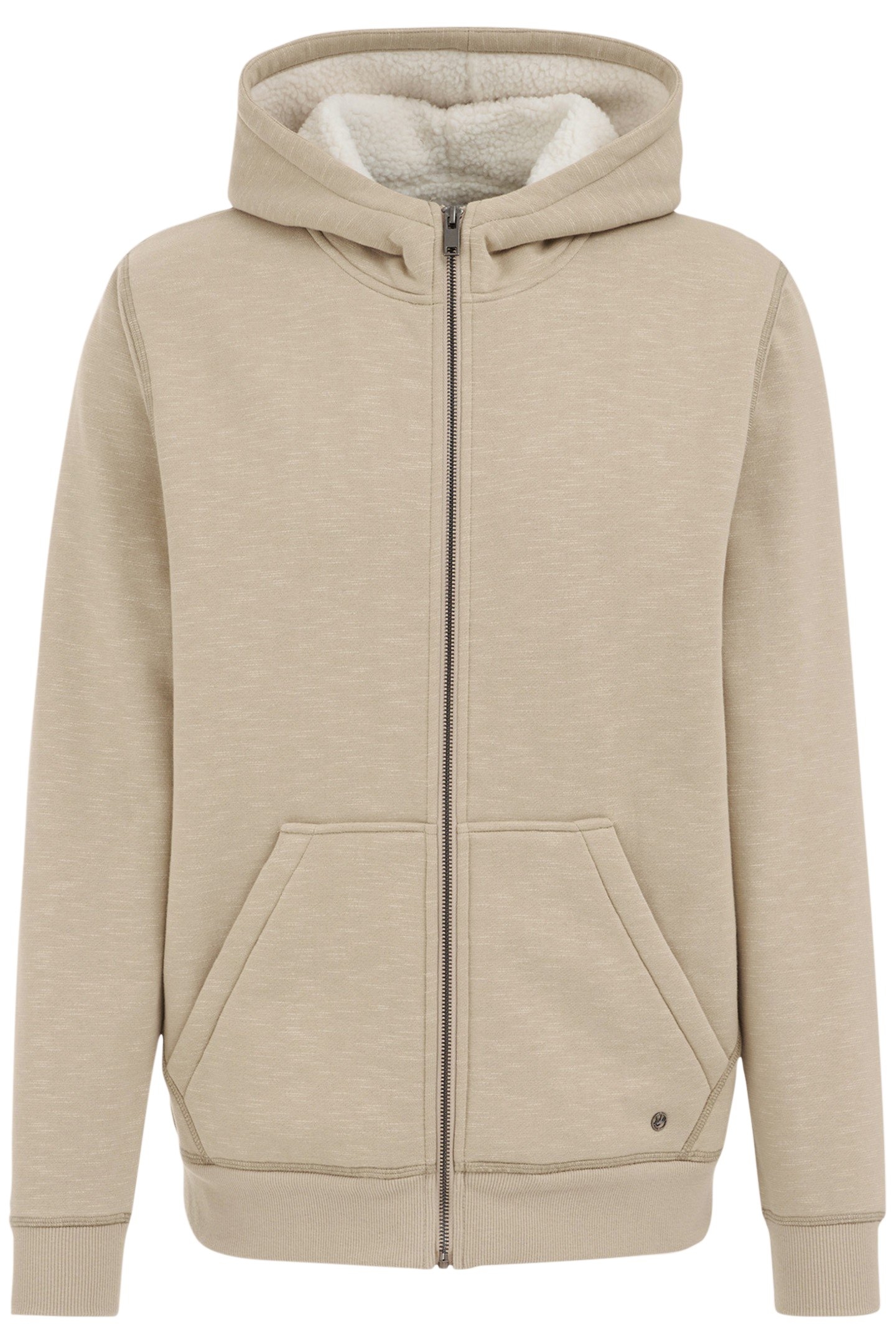 CARDIGAN WITH ZIPPER BEIGE 4