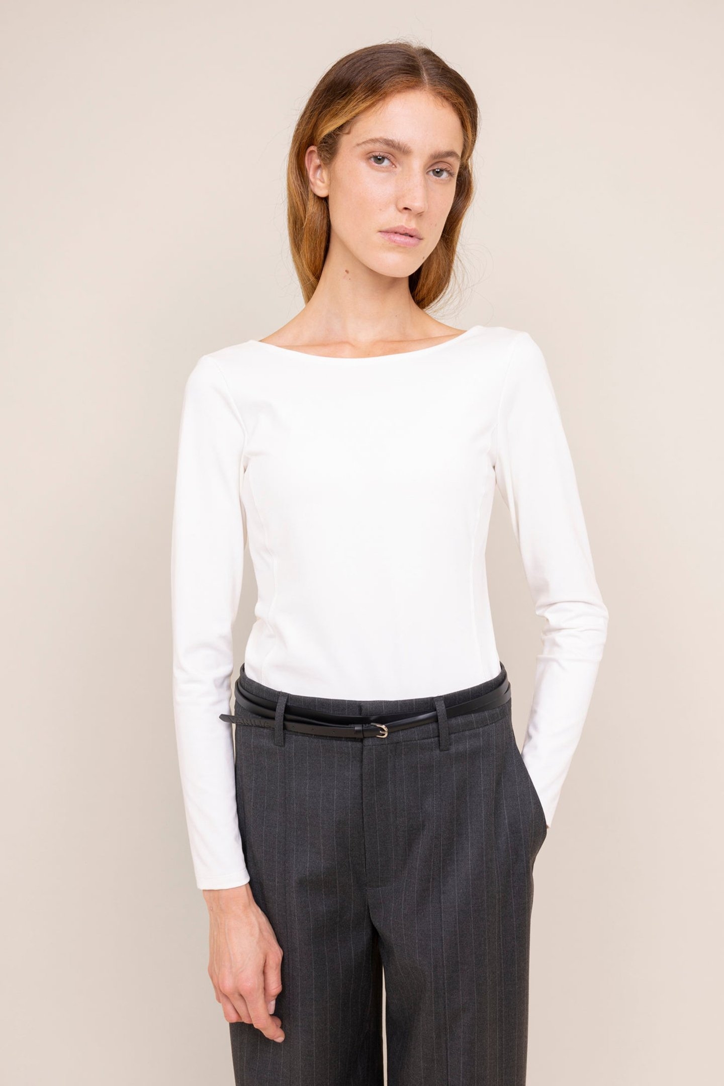 TOP LOW BACK STAR WHITE 1