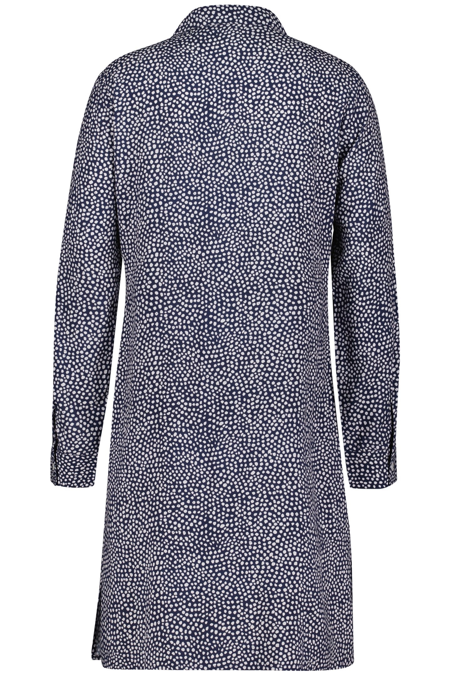 TUNIC CHILL OUT DARKBLUE WITH PETIT BRUSH DOTS PRINT 4