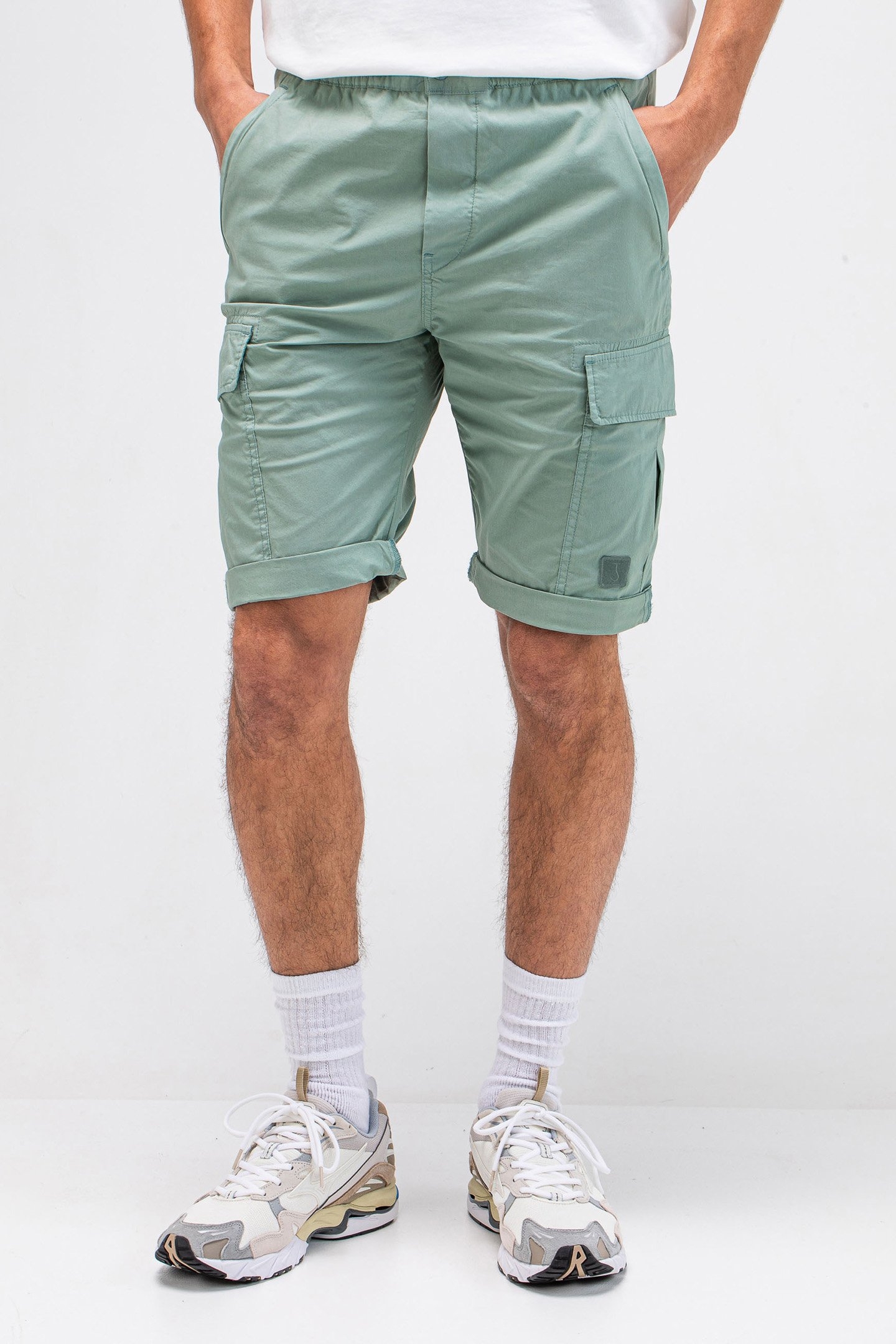TRISTAN SLIM CARGO SHORT ICE GREEN 1