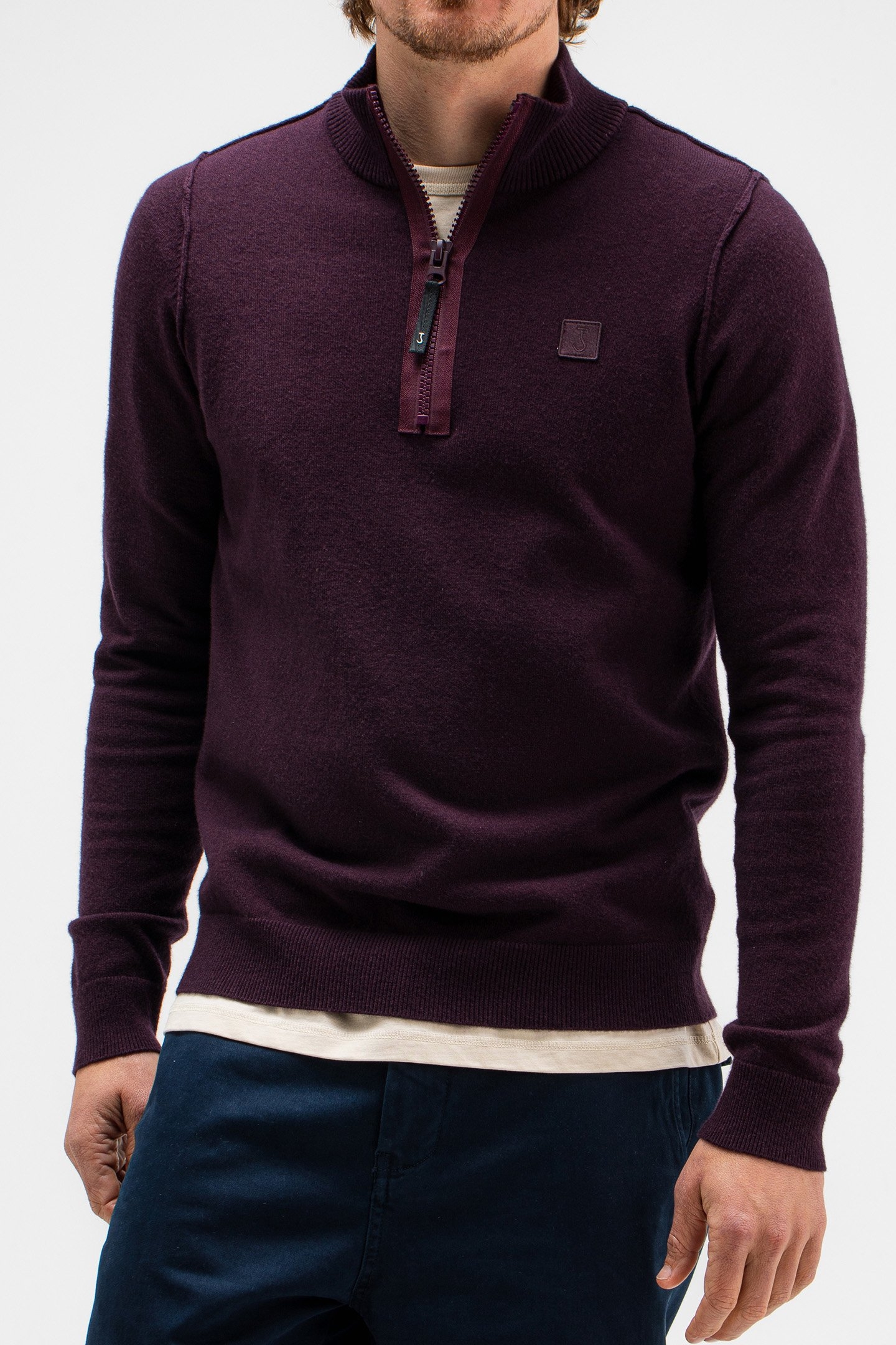 CLIFDEN HALFZIP PASCHA PURPLE 1