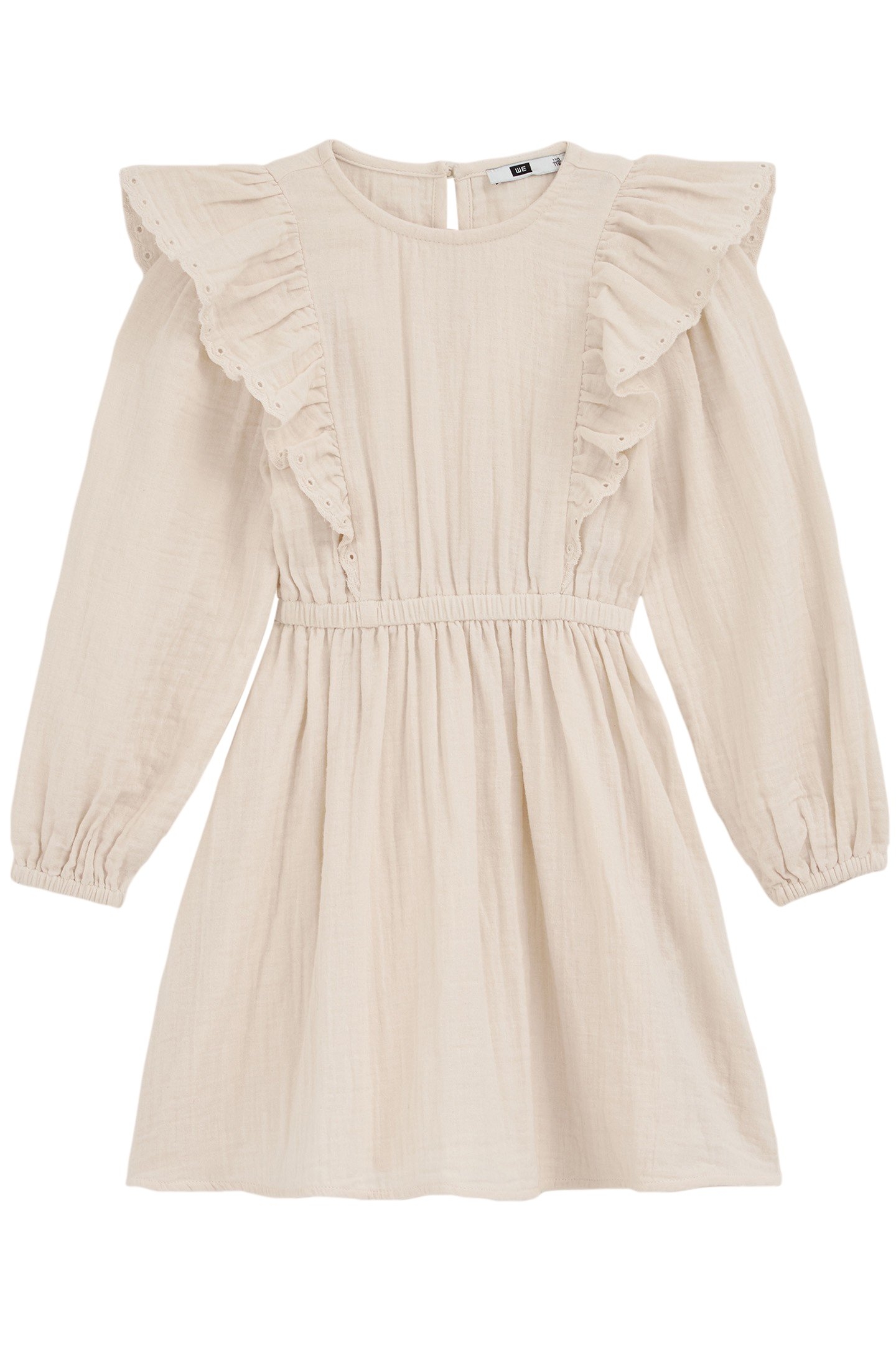 DRESS MID LENGTH BEIGE 2