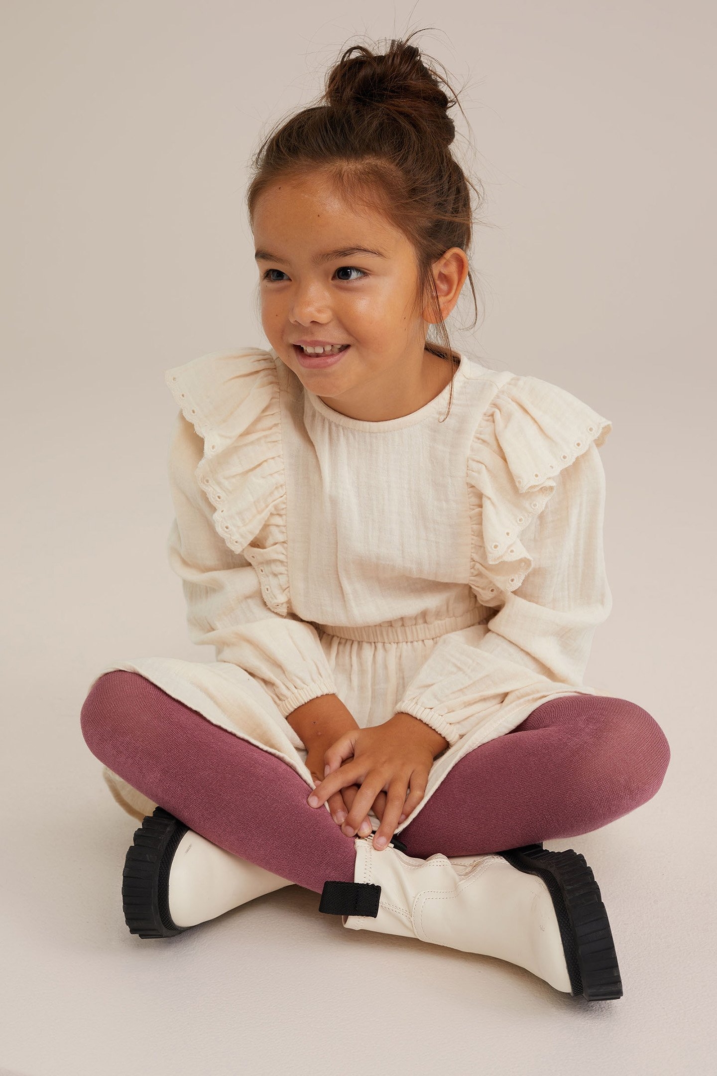 DRESS MID LENGTH BEIGE 5