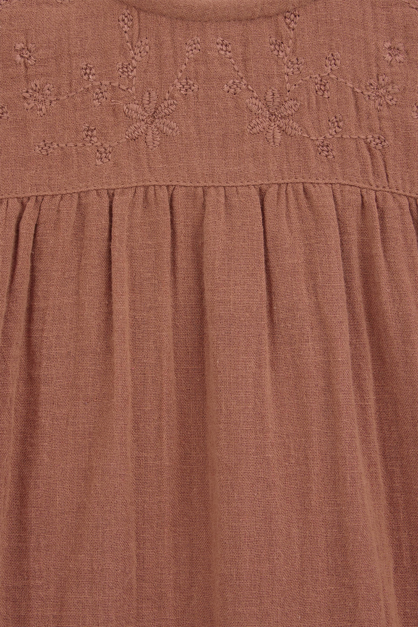 DRESS MID LENGTH BROWN 5