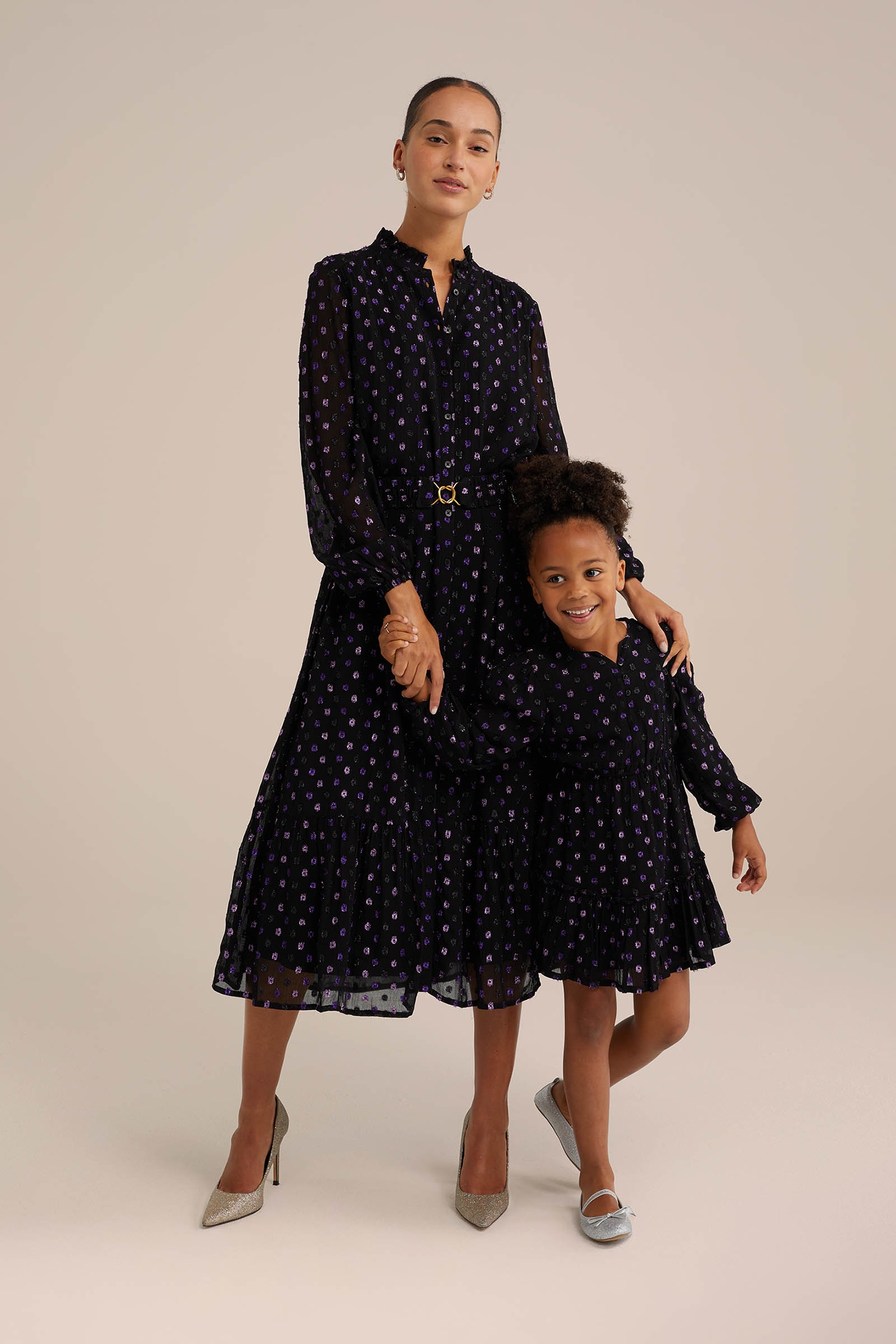 DRESS MID LENGTH BLACK 4